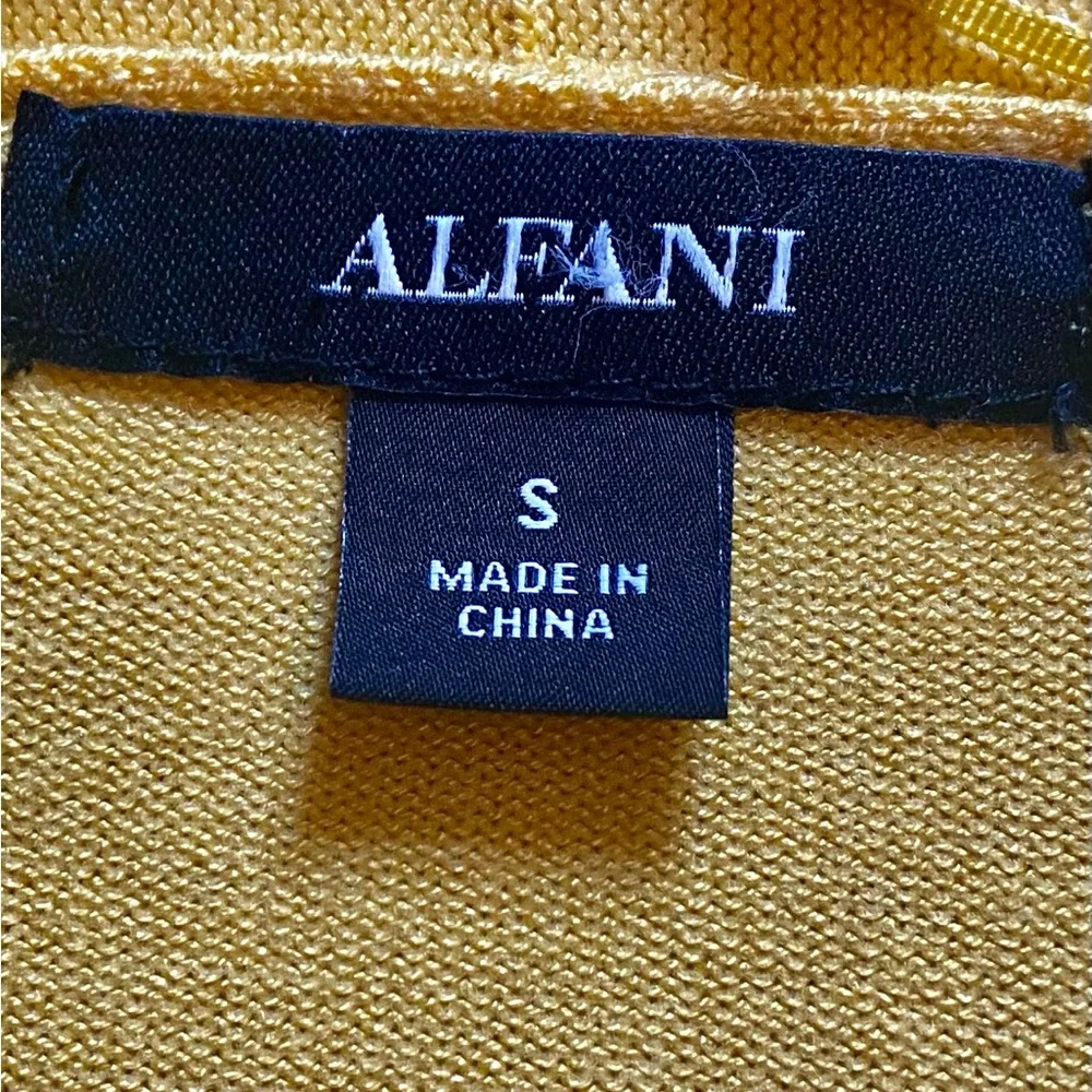 Alfani Women's Vibrant Yellow Cardigan - Picture 3 of 7